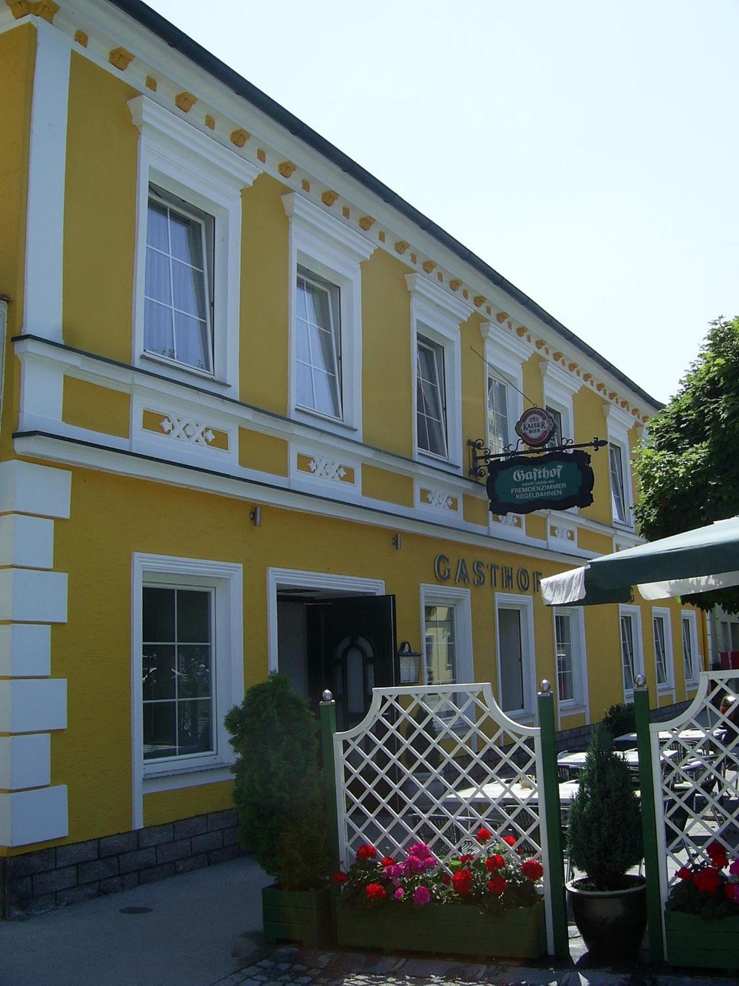 Gasthof Gruenling Wallsee Eksteriør bilde