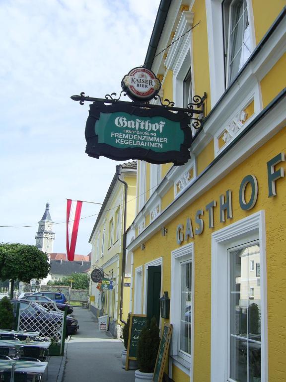 Gasthof Gruenling Wallsee Eksteriør bilde